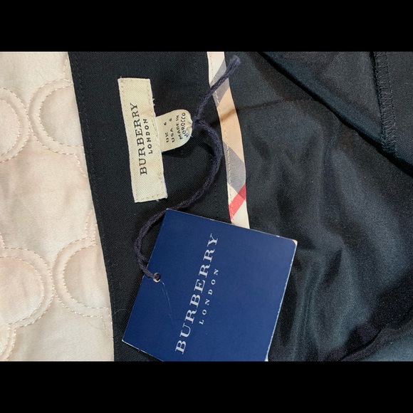 Burberry NWT trousers/pants, Black sIze: US 4, UK6 - Picture 1 of 5
